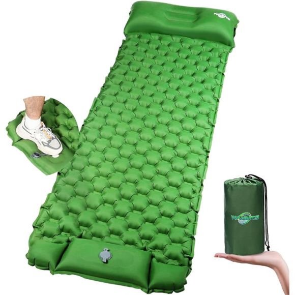 SleepingPad Ultralight Inflatable SleepingPad for Camping,75''X25'',Builtin Pump - Picture 1 of 7
